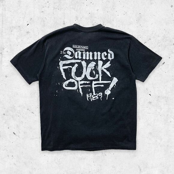 Stedman Other - Vtg 1989 The Damned F*ck Off Tour Shirt, Punk Band